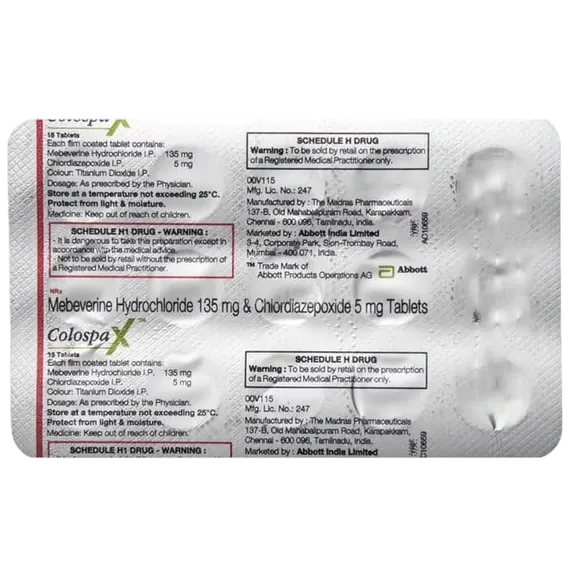 colospa x tablet 15's